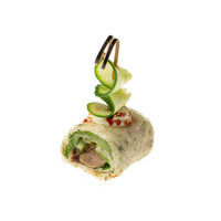 4759. Lavash roll with Pecking duck, vegetables and plum sauce