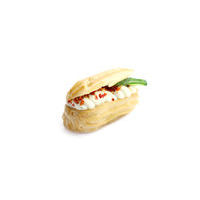 3376. Mini eclair with Dor Blue cheese cream