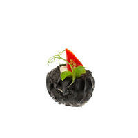 4715. Black Profiterole with ham cream