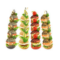 1504. Assortment of mini burgers