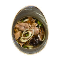 Duck soup with Shiitake mushrooms
