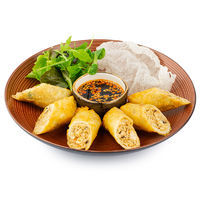Pork pancakes with Shiitake mushrooms