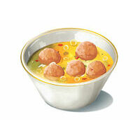Chicken meatball soup