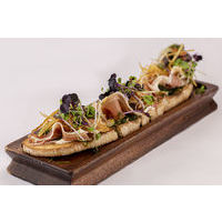 Bruschetta with prosciutto,