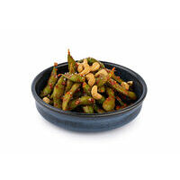 Edamame Chili Beans with Cashews