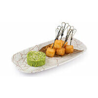 Crispy rice with avocado tartare