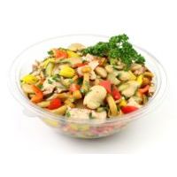 6025. Bean salad with smoked chicken