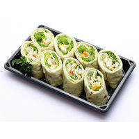 522. Lavash with crab sticks and vegetables